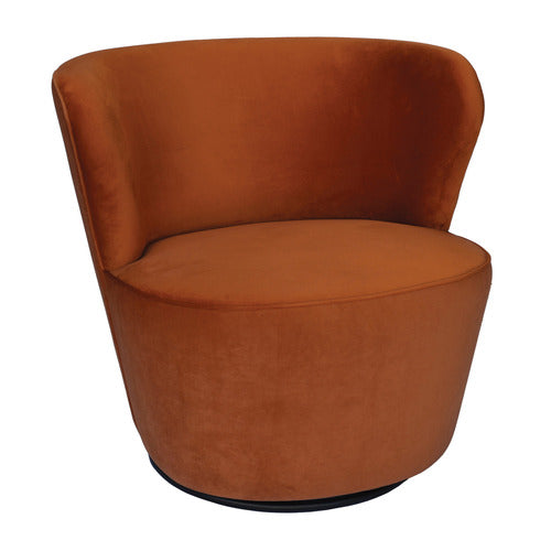 BROOKLYN AND BELLA RAELEY VELVET SWIVEL CHAIR