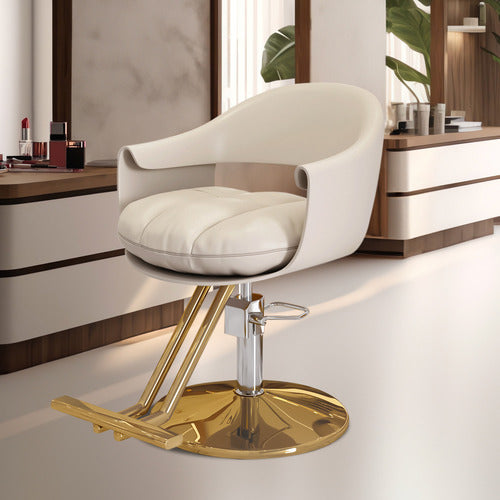 MODERN COLLECTIVE JARED FAUX LEATHER SALON CHAIR