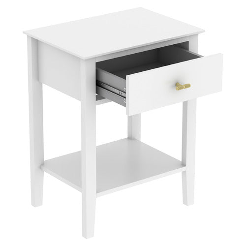 WEST VALLEY INTERIORS HARPER 1 DRAWER BEDSIDE TABLE