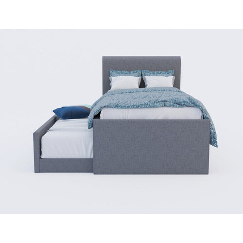 RAWSON & CO GREY KING SINGLE HAZEL TRUNDLE BED