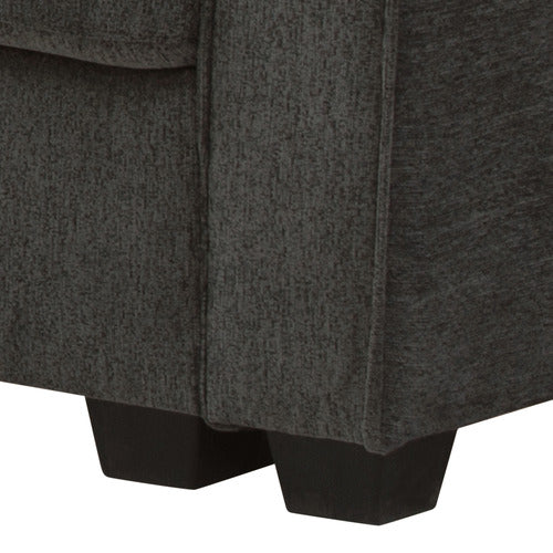 SOUTHERN STYLERS SAMI 3 SEATER UPHOLSTERED SOFA WITH LEFT CHAISE