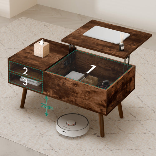 HOXTON ROOM SHEENAN LIFT UP COFFEE TABLE