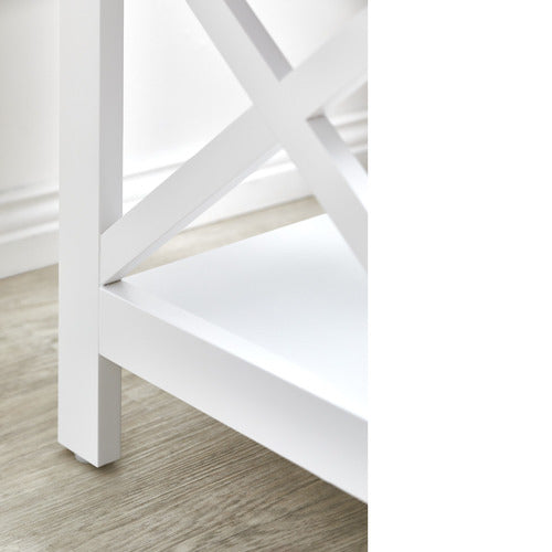 WHITE NOOSA BEDSIDE TABLE