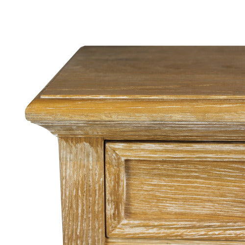 NATURALLY PROVINICIAL HARRIETT AMERICAN OAK BEDSIDE TABLE