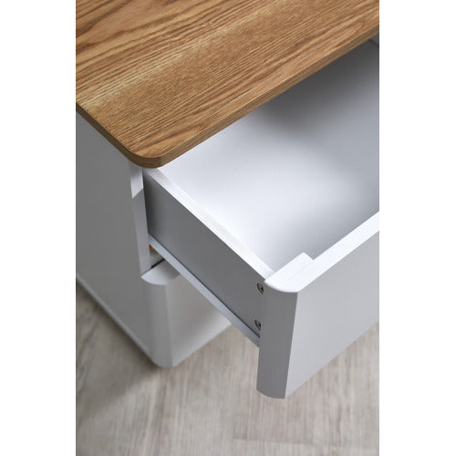 BRIANNA 2 DRAWER BEDSIDE TABLE