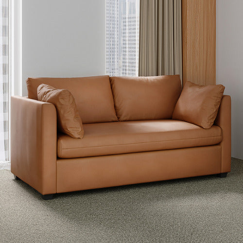 ARMADA COMMERCIAL LOTTE 2.5 SEATER FAUX LEATHER SOFA BED