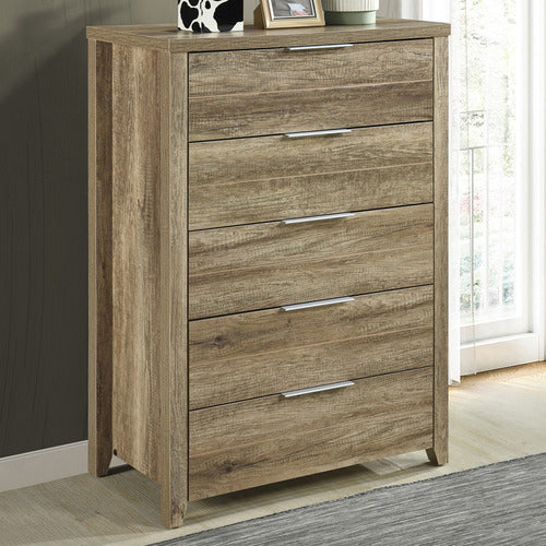 SOUTHERN STYLERS ALEXA 5 DRAWER TALLBOY