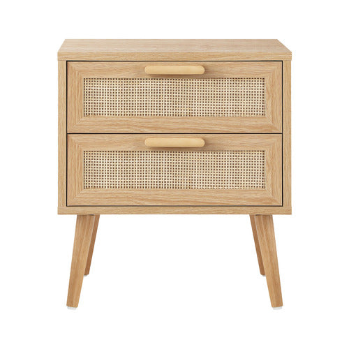 LIVING FUSION HOLLY 2 DRAWER BEDSIDE TABLES (SET OF 2)