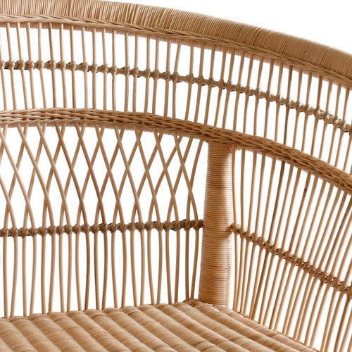 HYDE PARK HOME MALAWI RATTAN CLUB CHAIR