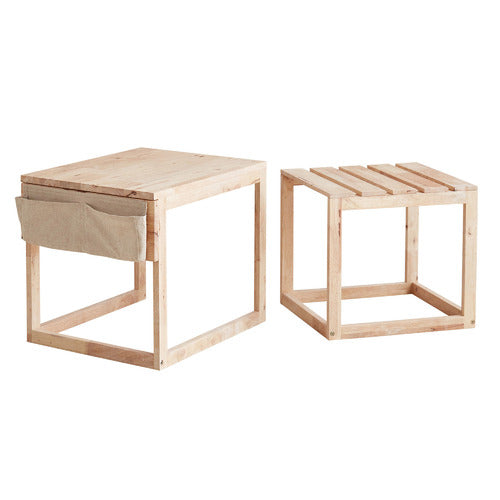 MAJA ANSEL DESIGN 2 PIECE DICE NESTING COFFEE TABLE SET