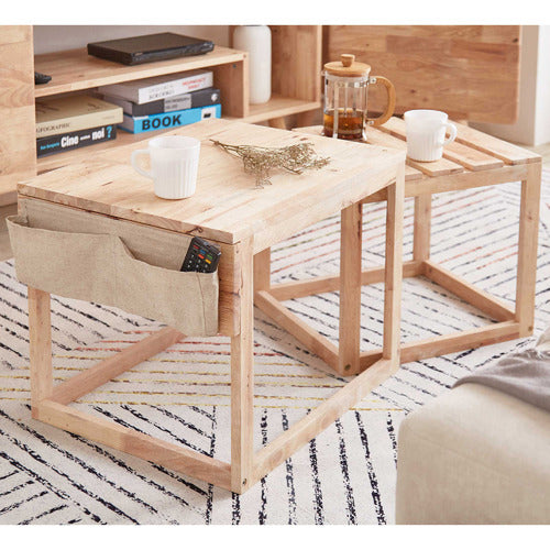 MAJA ANSEL DESIGN 2 PIECE DICE NESTING COFFEE TABLE SET