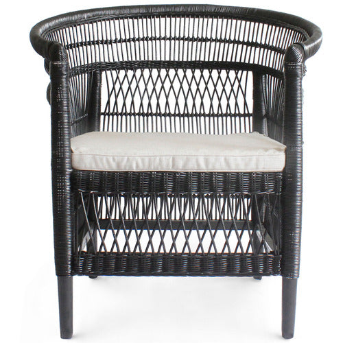 HYDE PARK HOME MALAWI RATTAN CLUB CHAIR
