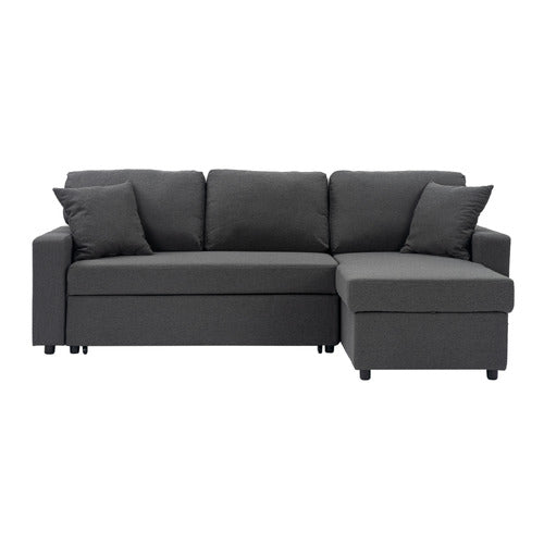 DARCY 3 SEATER SOFA BED WITH REVERSIBLE CHAISE