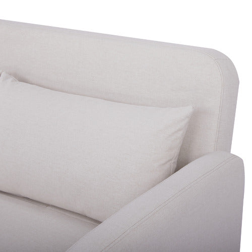 PALMGROVE LANE BEIGE LIAM 2 SEATER SOFA BED