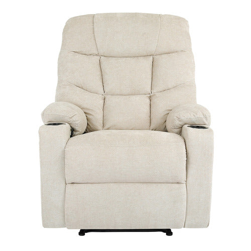 LIVING FUSION TOWSON UPHOLSTERED MASSAGE RECLINER ARMCHAIR