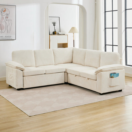 CASSINGTON HOME EVIANA 5 SEATER SINGLE MODULAR SOFA BED