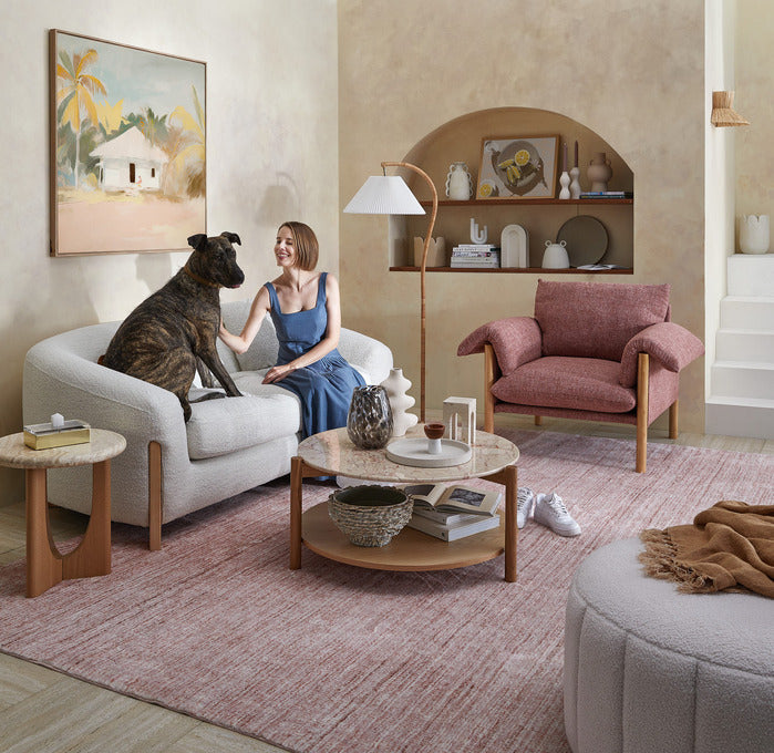 ESTUDIO FURNITURE MAYBURY MARBLE COFFEE TABLE