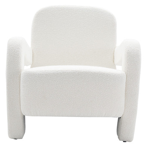EVER DREAMING LIVING JULIAN BOUCLE ACCENT CHAIR