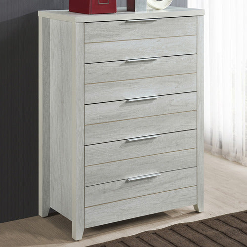 SOUTHERN STYLERS ALEXA 5 DRAWER TALLBOY