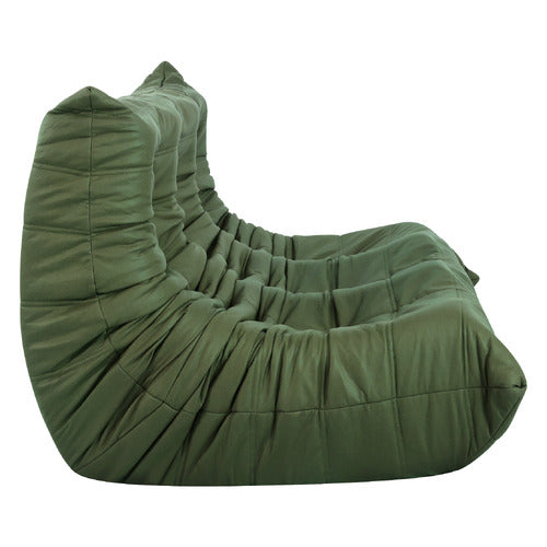 OAKLEIGH HOME VEGA 3 SEATER TOGO LAZY CATERPILLAR REPLICA LOUNGE SOFA
