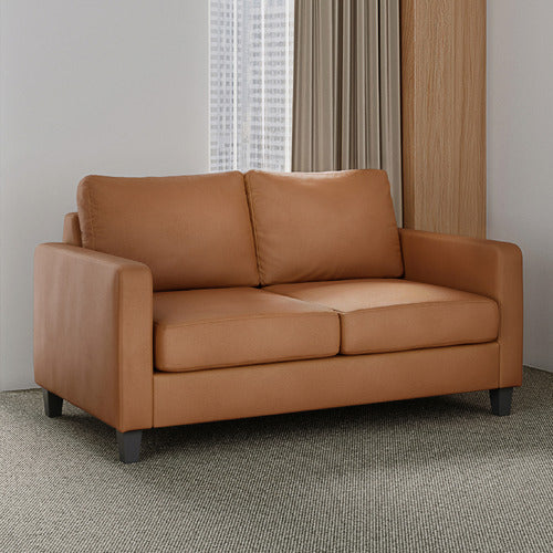 ARMADA COMMERCIAL LOISE 2 SEATER FAUX LEATHER SOFA