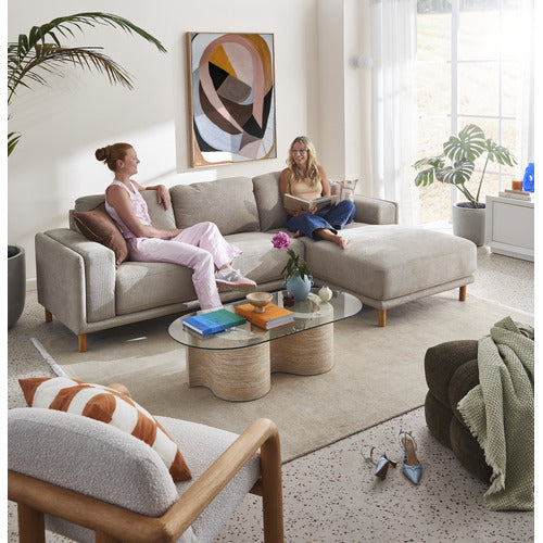 BORDER 3 SEATER SOFA WITH CHAISE