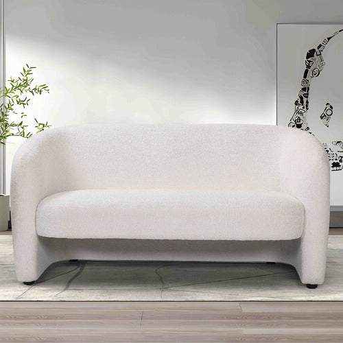 BY DESIGNS TARRYN 2 SEATER BOUCLE SOFA