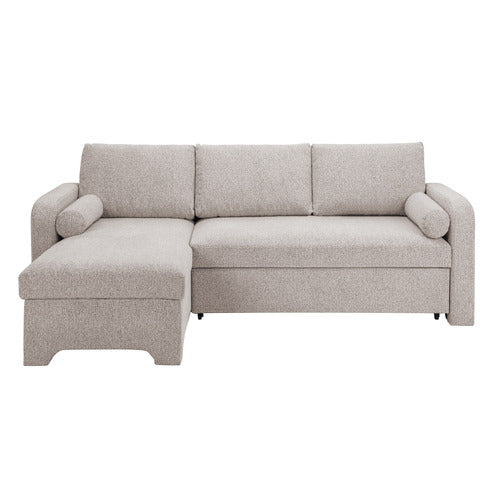 FRIDA 4 SEATER QUEEN SOFA BED WITH REVERSIBLE CHAISE