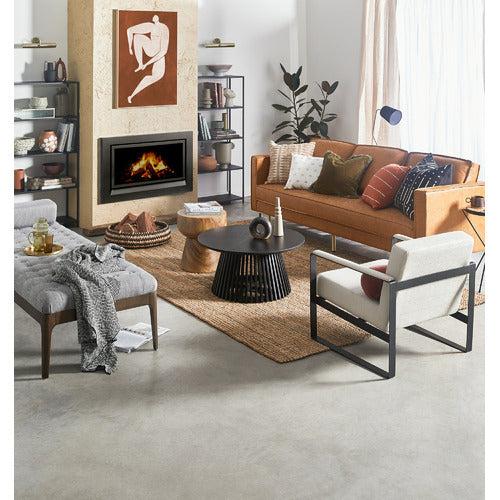 MIKASA FURNITURE COOGEE 3 SEATER FAUX LEATHER SOFA
