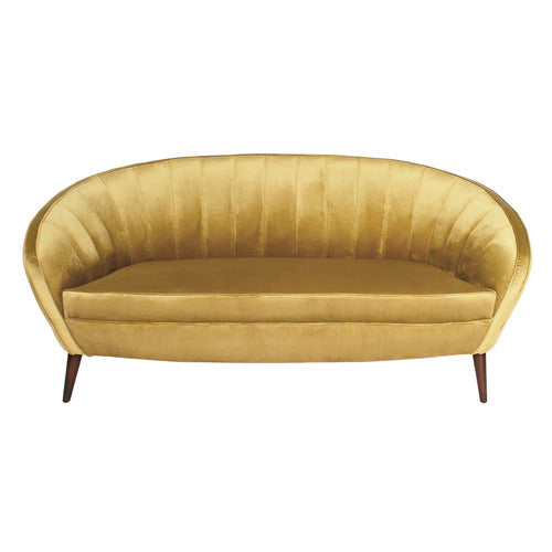BROOKLYN AND BELLA BERNIER VELVET SOFA