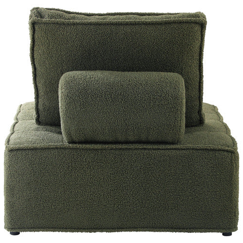 LIVING FUSION THESEUS BOUCLE ADJUSTABLE ACCENT CHAIR