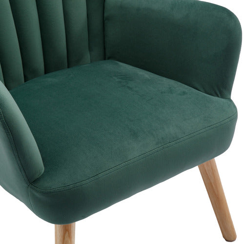 CASSINGTON HOME ELYSE VELVET ARMCHAIR