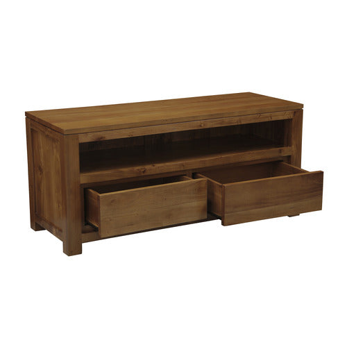LA VERDE BELGIUM 2 DRAWER ENTERTAINMENT UNIT