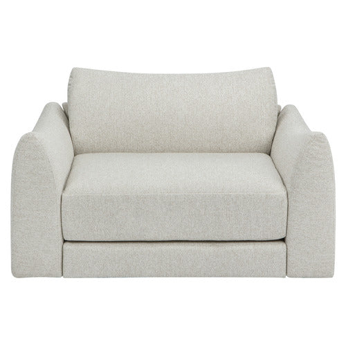 ALDO 1.5 SEATER OVERSIZED SINGLE BOUCLE SOFA BED