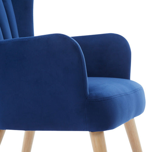 CASSINGTON HOME ELYSE VELVET ARMCHAIR