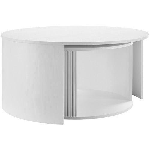 CORE LIVING 2 PIECE CALEIGH NESTING COFFEE TABLE SET