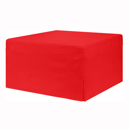 DECOR TRADERS FOLDLUX CONVERTIBLE OTTOMAN SOFA BED WITH SLIPCOVER