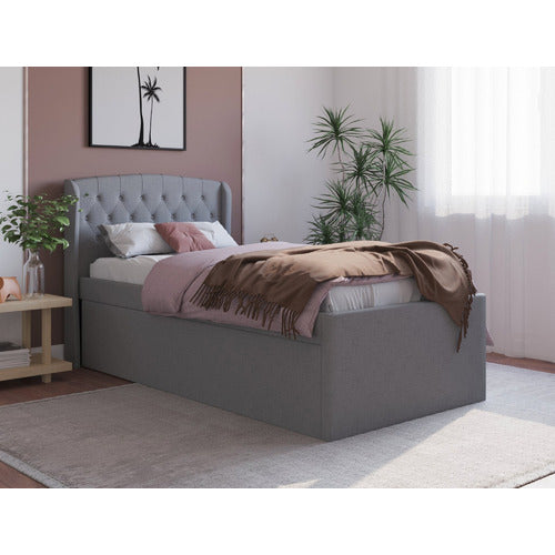 RAWSON & CO JORDANOV UPHOLSTERED KING SINGLE BED WITH TRUNDLE
