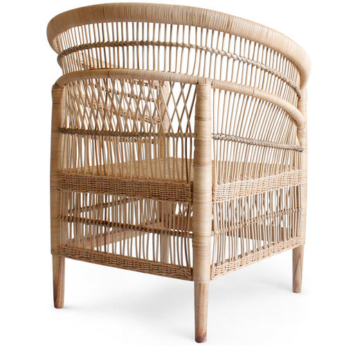HYDE PARK HOME MALAWI RATTAN CLUB CHAIR