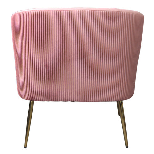 BY DESIGNS KARINA VELVET ACCENT CHAIR
