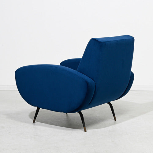 BROOKLYN AND BELLA MODERN MILAN VELVET ARMCHAIR
