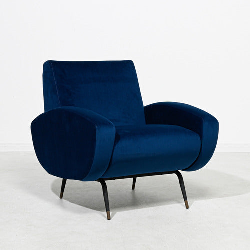 BROOKLYN AND BELLA MODERN MILAN VELVET ARMCHAIR