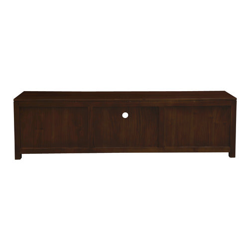 LA VERDE PARIS 190CM ENTERTAINMENT UNIT IN MAHOGANY OR CHOCOLATE