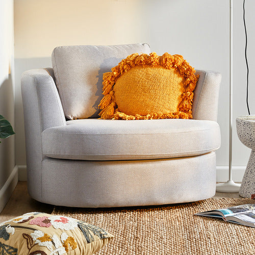 KILLIAN OVERSIZED SWIVEL ARMCHAIR