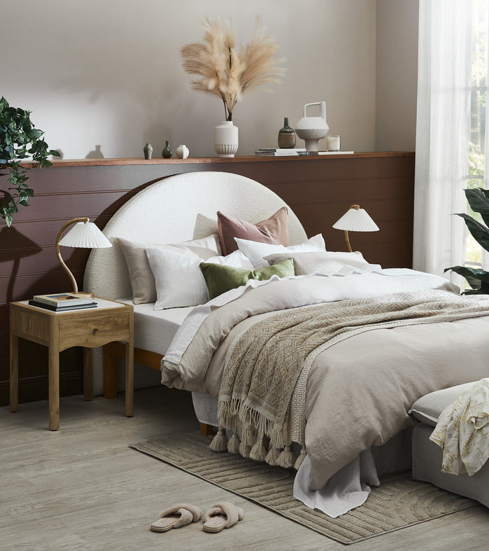 NATURAL BELVEDERE WOODEN BED BASE