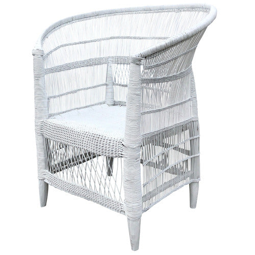 TRIBAL EXPRESSIONS AUTHENTIC MALAWI REED ARMCHAIR
