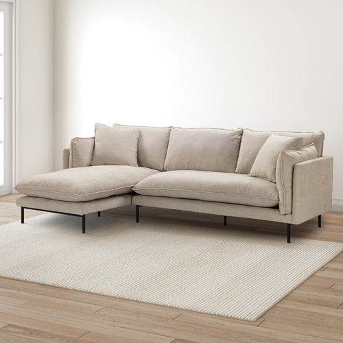 NATURAL BELLAMY 3 SEATER SOFA WITH CHAISE