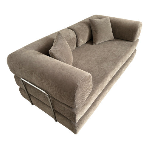 MIKASA FURNITURE KIRAN 3 SEATER DOUBLE CORDUROY SOFA BED