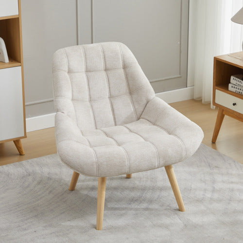 CASSINGTON HOME BRITTANY RUBBERWOOD ACCENT CHAIR