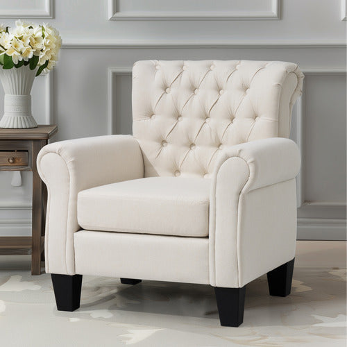 NATURALLY PROVINICIAL DUMAS UPHOLSTERED ARMCHAIR